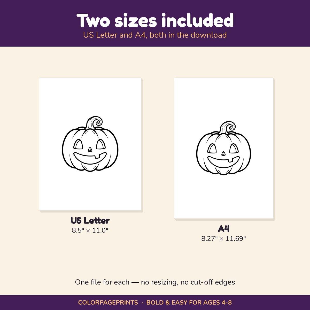 Cute & Spooky Halloween Coloring Book — look inside 4